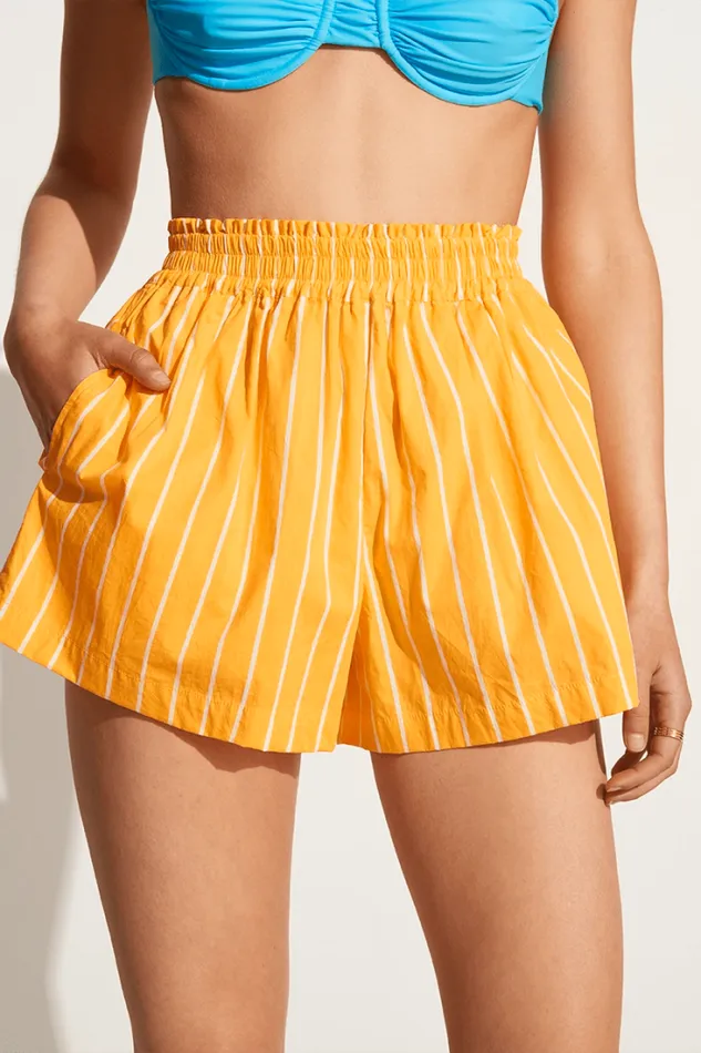 Women Faithfull The Brand Skirts and Shorts Elva Shorts Adia Stripe Print Citrus 8211 Final Sale Women Faithfull The Brand Skirts and Shorts Elva Shorts Adia Stripe Print Citrus 8211 Final Sale