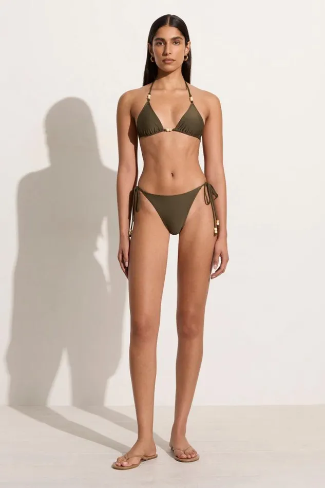Women Faithfull The Brand Swim Ada Bikini Bottoms Khaki