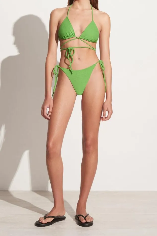 Women Faithfull The Brand Swim Andrea Bikini Bottoms Kiwifruit Towelling 8211 Final Sale Women Faithfull The Brand Swim Andrea Bikini Bottoms Kiwifruit Towelling 8211 Final Sale