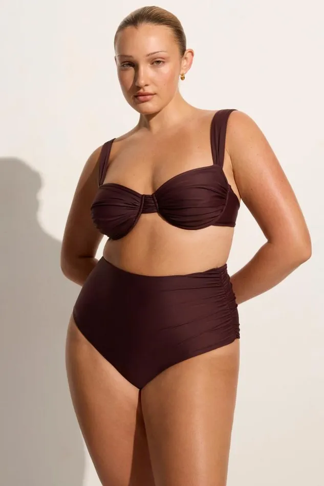 Women Faithfull The Brand Swim Bianca Bikini Bottoms Soil