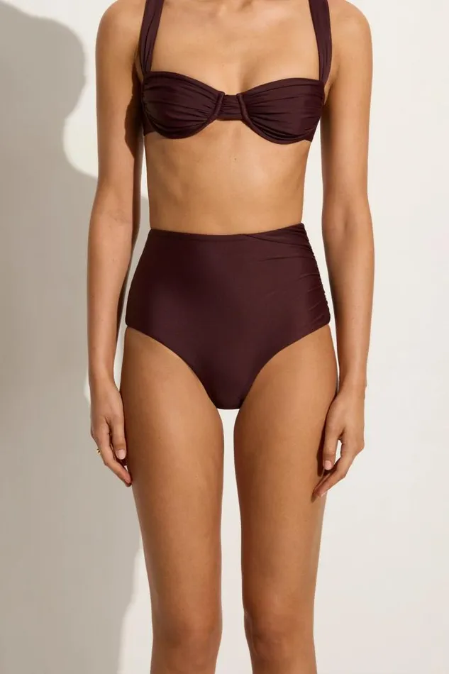 Women Faithfull The Brand Swim Bianca Bikini Bottoms Soil