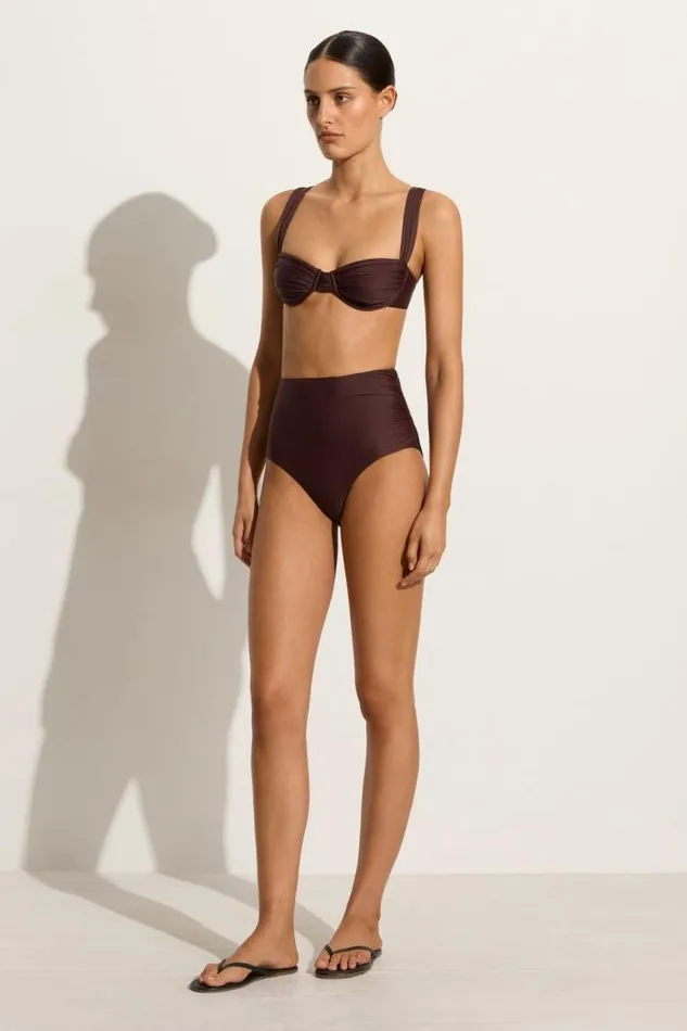 Women Faithfull The Brand Swim Bianca Bikini Bottoms Soil