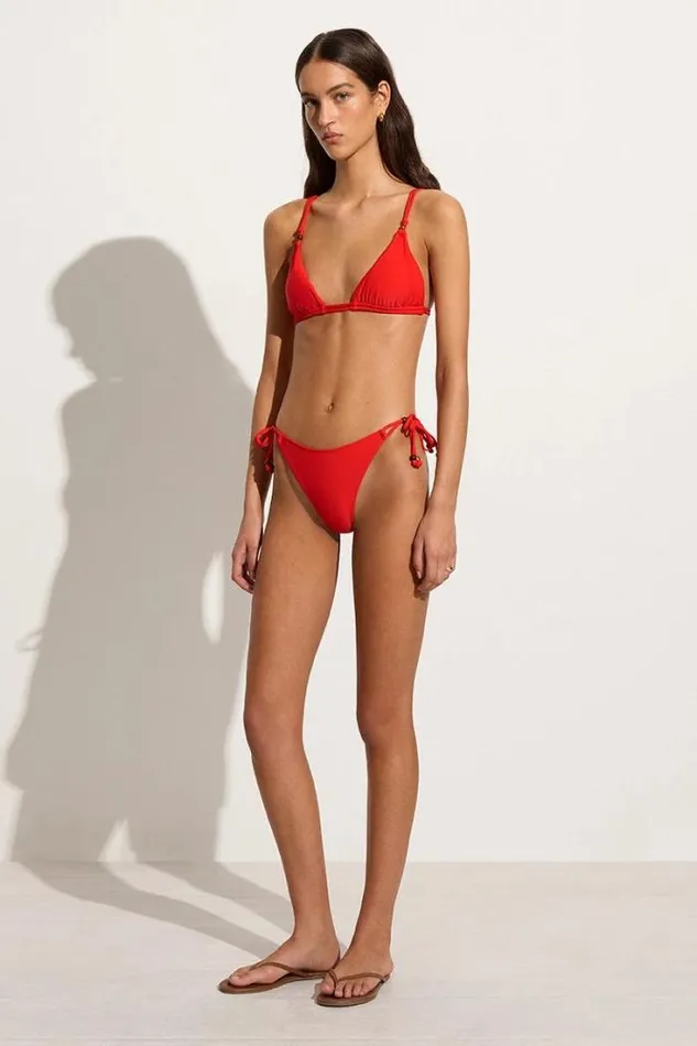 Women Faithfull The Brand Swim Dua Bikini Bottoms Salsa