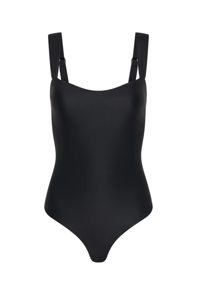 Women Faithfull The Brand Swim Grazie One Piece Black