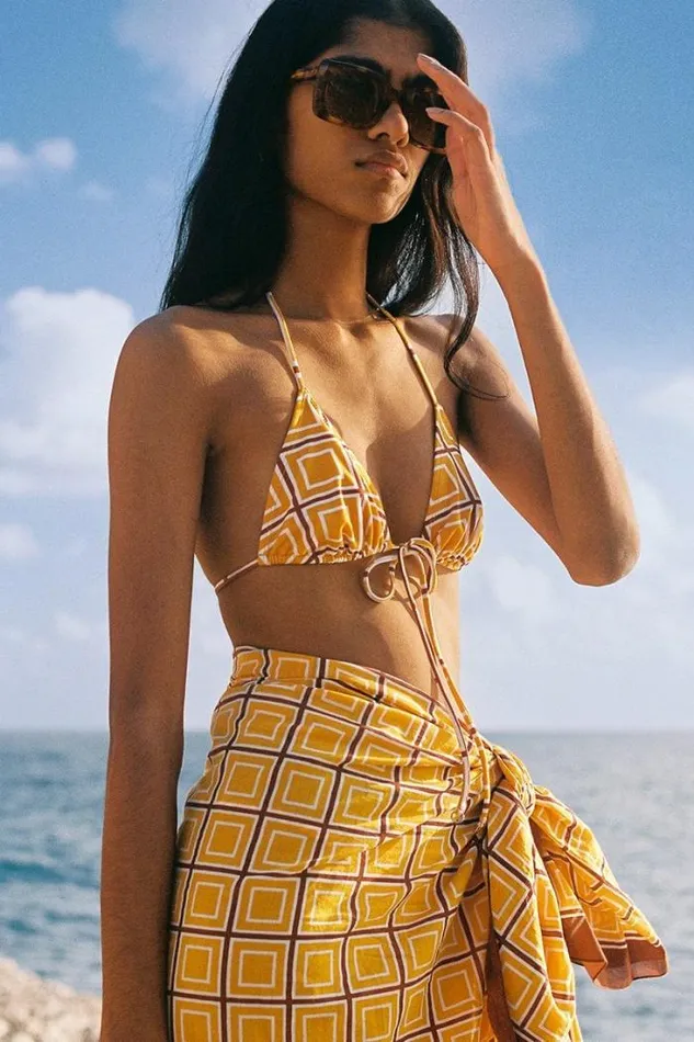Women Faithfull The Brand Swim Hollis Bikini Top La Costa 8211 Final Sale