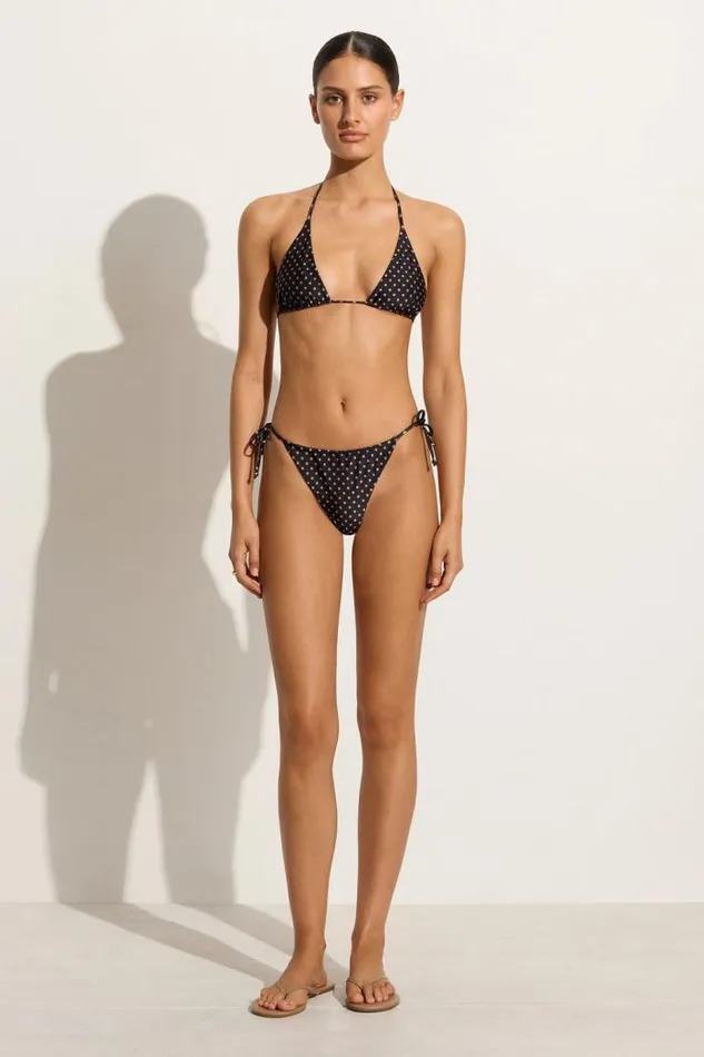 Women Faithfull The Brand Swim Lattea Bikini Top Ludovica Polka Dot