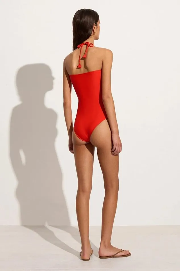 Women Faithfull The Brand Swim Ola One Piece Salsa