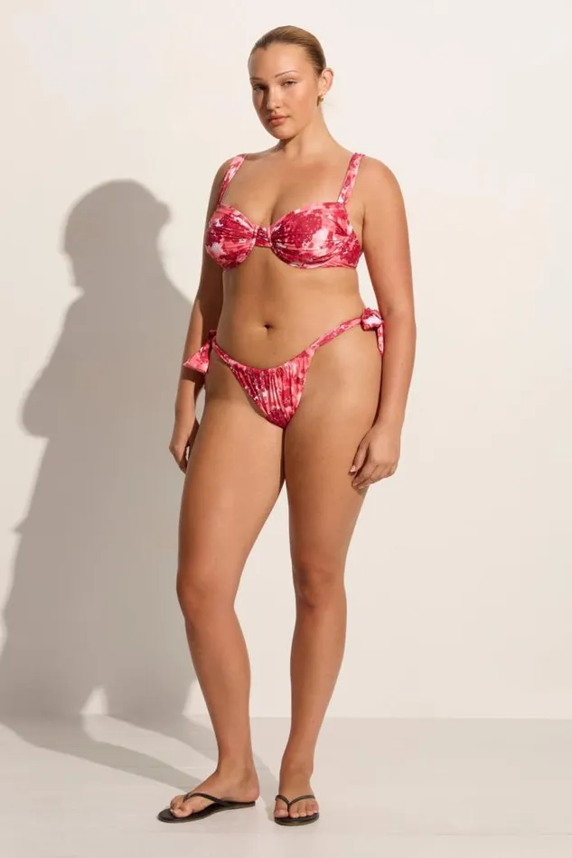 Women Faithfull The Brand Swim Sol Bikini Top Rosella Floral
