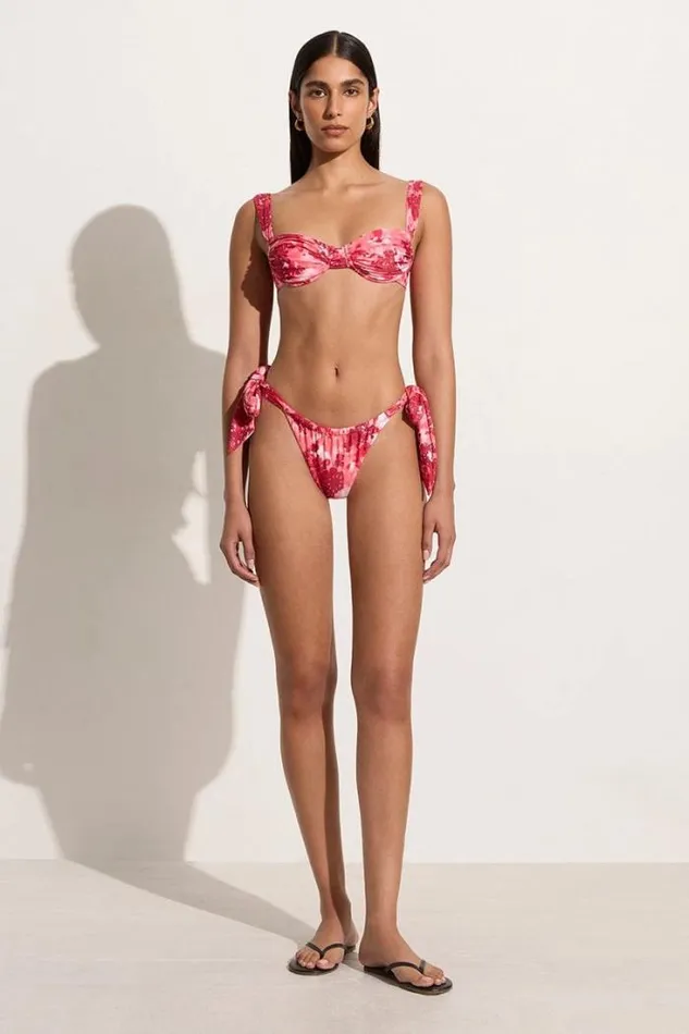 Women Faithfull The Brand Swim Sol Bikini Top Rosella Floral