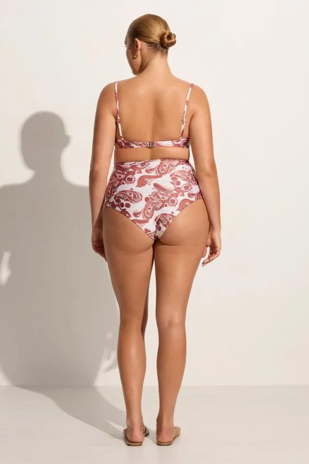 Women Faithfull The Brand Swim Stefania Bikini Top Alessia Paisley