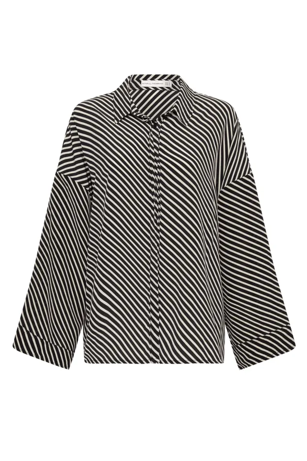 Women Faithfull The Brand Tops Amici Shirt Toscano Stripe Black
