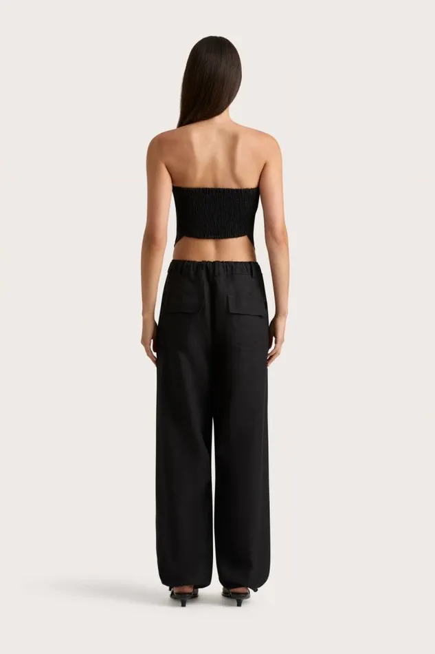 Women Faithfull The Brand Tops Antibes Strapless Top Black
