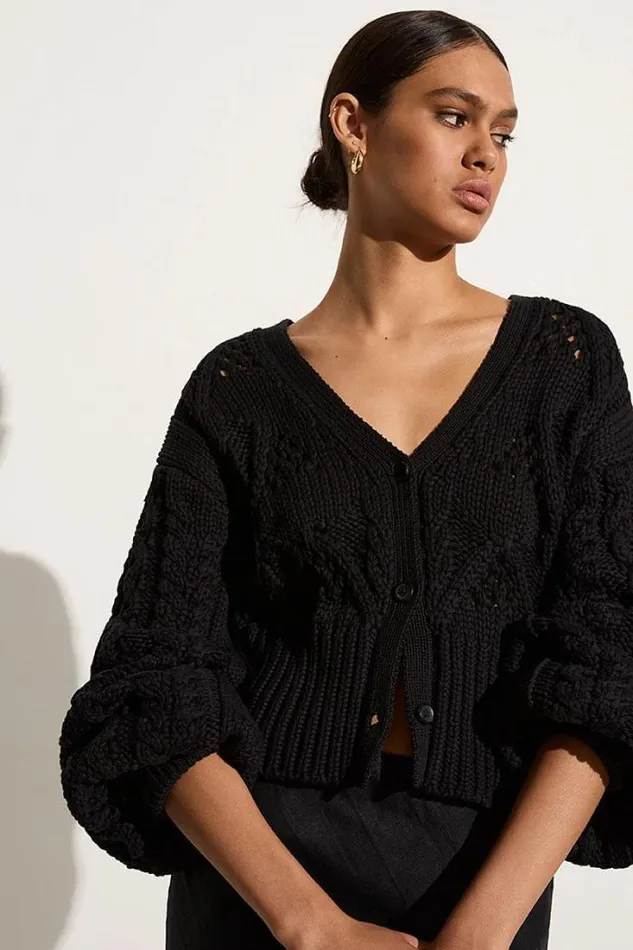 Women Faithfull The Brand Tops Dayana Cardigan Black