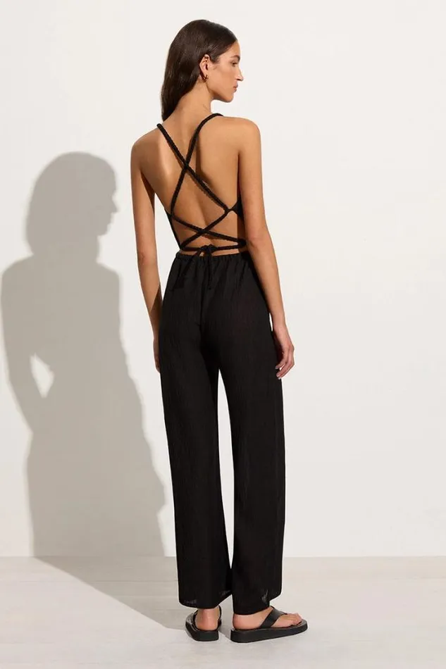 Women Faithfull The Brand Tops Dione Top Black