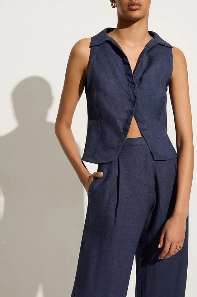 Women Faithfull The Brand Tops Dol Sol Top Slate