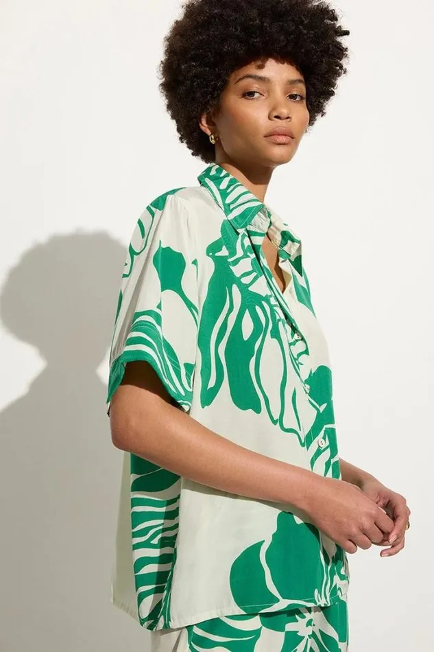 Women Faithfull The Brand Tops Dreamland Shirt Los Cabos Floral