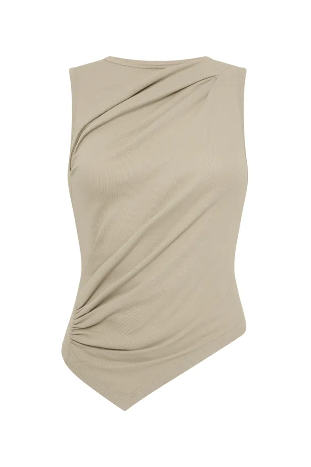 Women Faithfull The Brand Tops Loire Top Taupe
