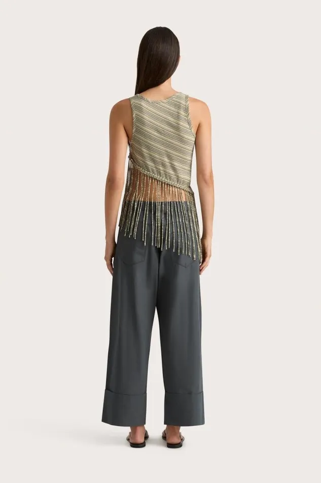 Women Faithfull The Brand Tops Maceio Top Lemon Navy Stripe