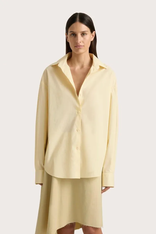 Women Faithfull The Brand Tops Vieste Shirt Lemon