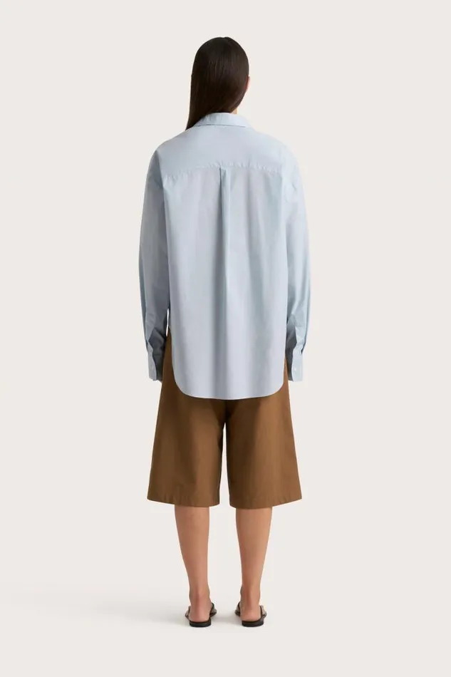 Women Faithfull The Brand Tops Vieste Shirt Sky Blue