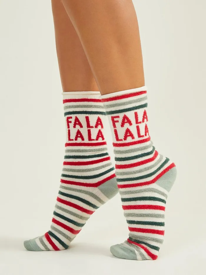 Women Falala Striped Crew Socks Redgreen Altar039d State Socks