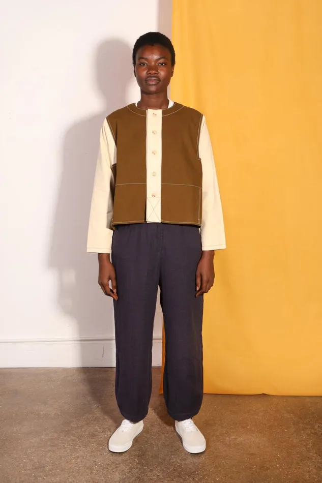 Women Fergus Trouser Navy LF Markey Trousers