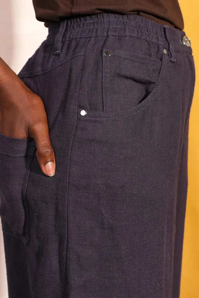 Women Fergus Trouser Navy LF Markey Trousers