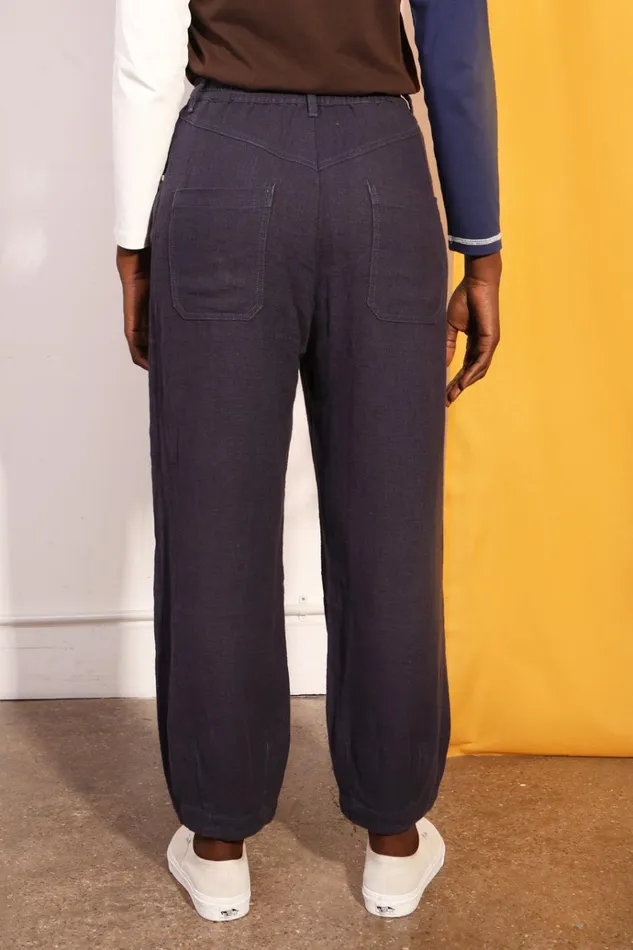 Women Fergus Trouser Navy LF Markey Trousers