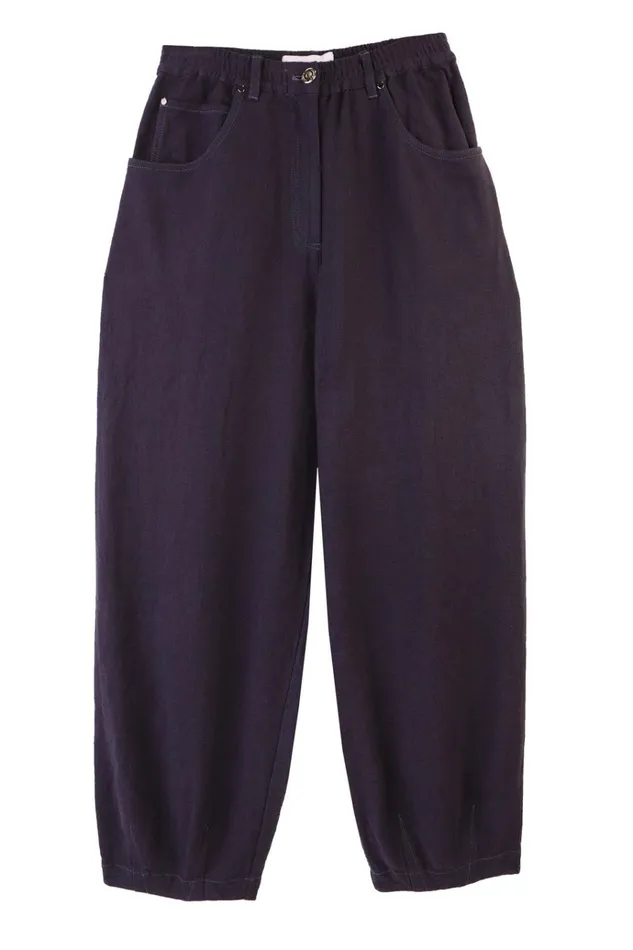 Women Fergus Trouser Navy LF Markey Trousers