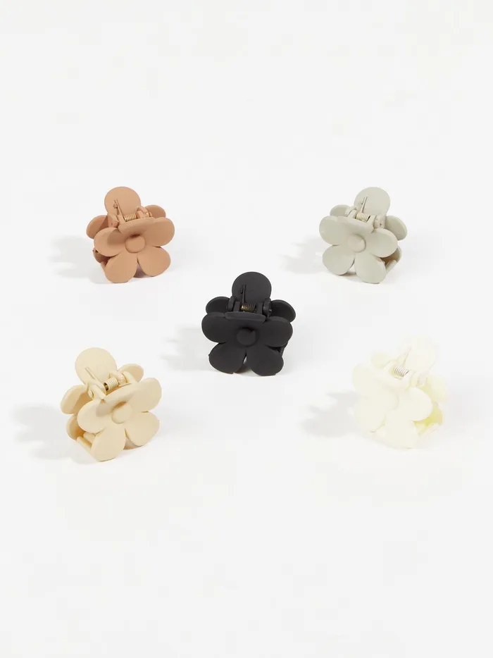 Women Flower Claw Clip Pack Neutral Altar039d State Hair Accessories