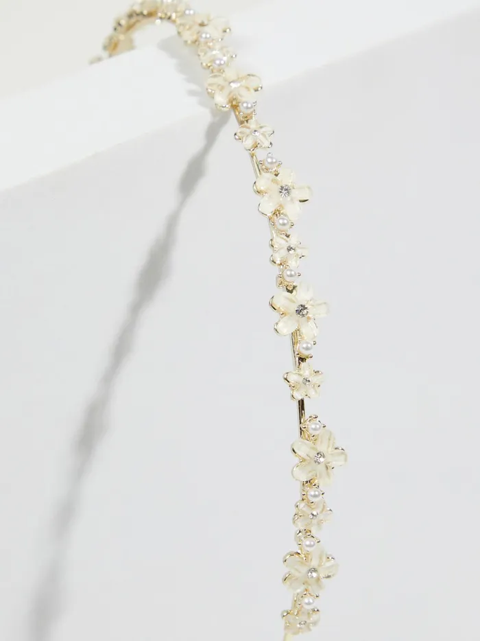 Women Flower Wire Headband Ivory Altar039d State Hair Accessories