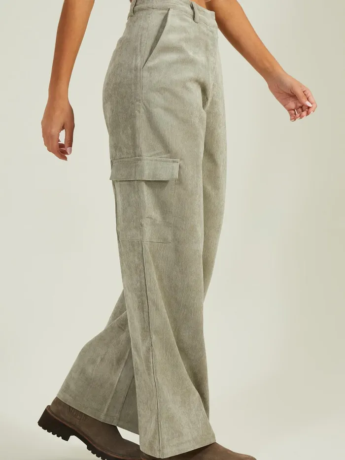 Women Frankie Corduroy Cargo Pants Vetiver Altar039d State Pants