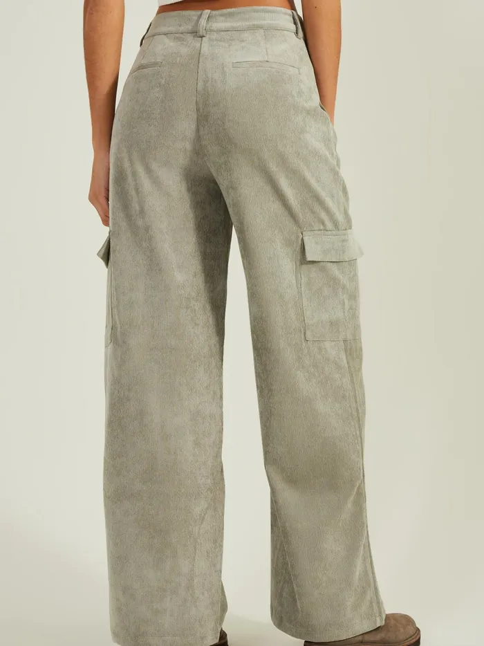 Women Frankie Corduroy Cargo Pants Vetiver Altar039d State Pants