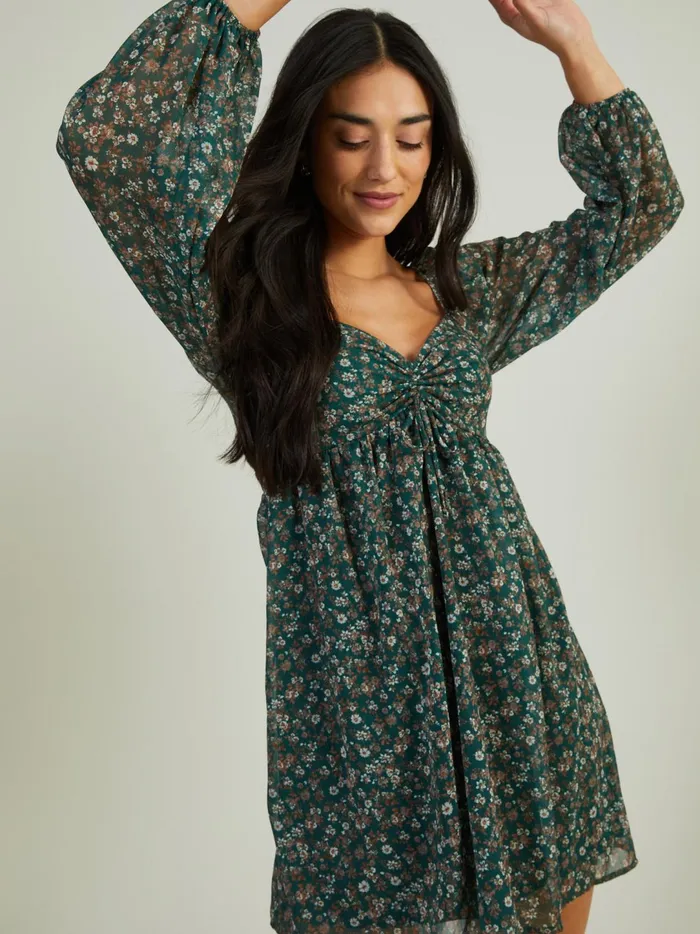 Women Frankie Tie Cinch Dress Hunter Altar039d State Casual