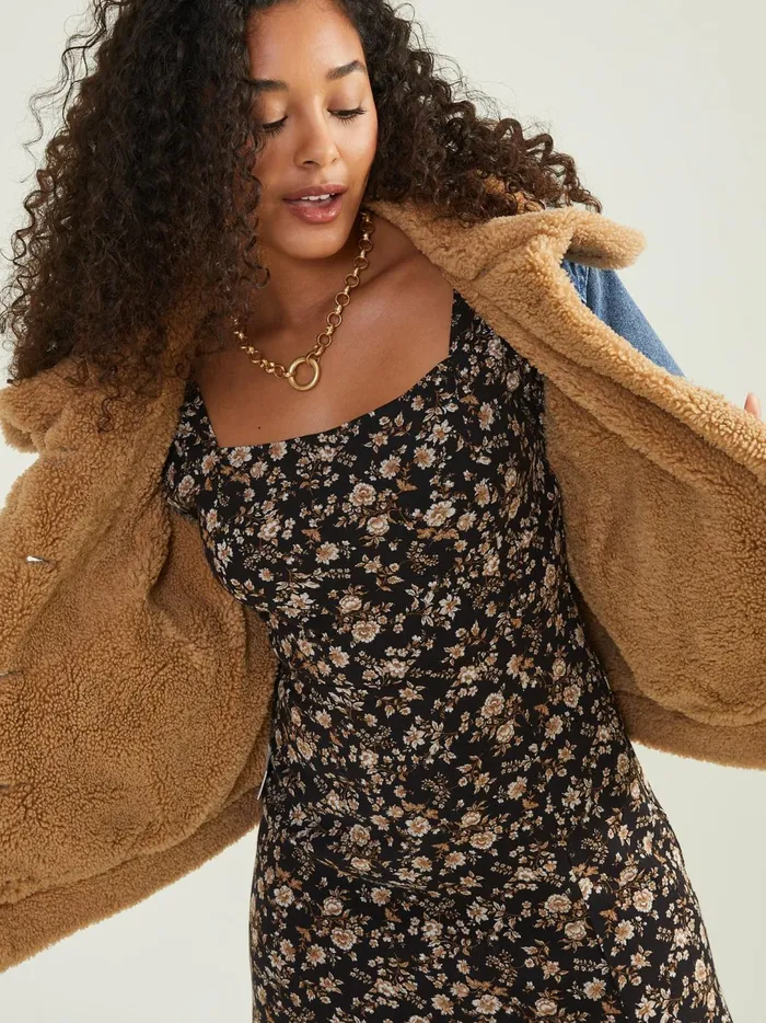 Women Ginger Sherpa Lined Denim Jacket Denim Altar039d State Jackets