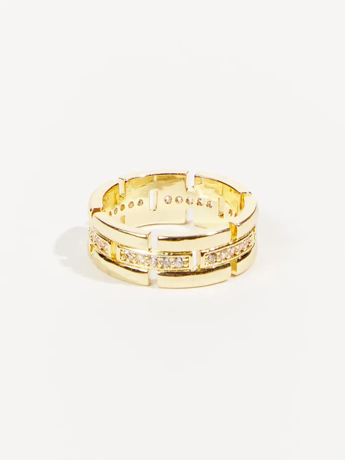 Women HLink Ring Gold Altar039d State Jewelry