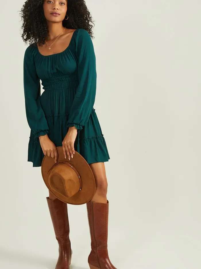 Women Hailey Tiered Dress Hunter Altar039d State Casual