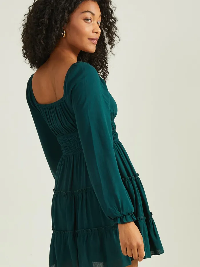 Women Hailey Tiered Dress Hunter Altar039d State Casual