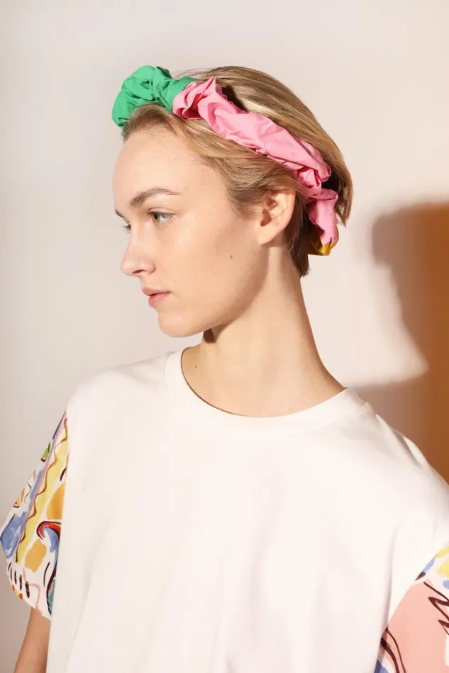 Women Hair Scrunchie Multi Brights LF Markey Headwear