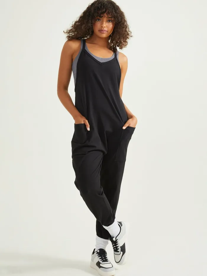 Women Hang Tough Jumpsuit Black Altar039d State Activewear