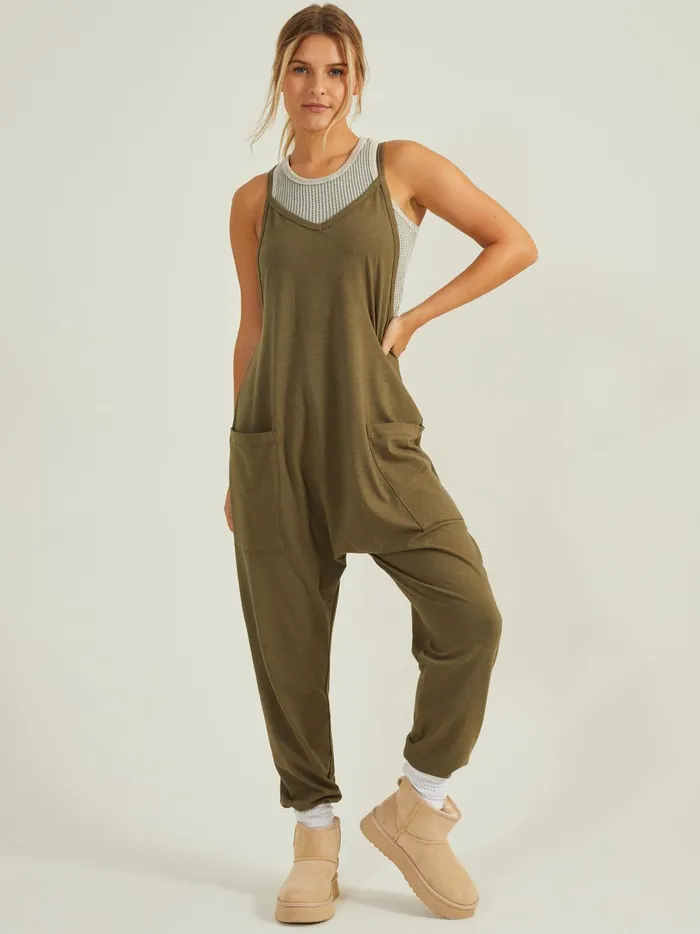 Women Hang Tough Jumpsuit Olive Altar039d State Activewear