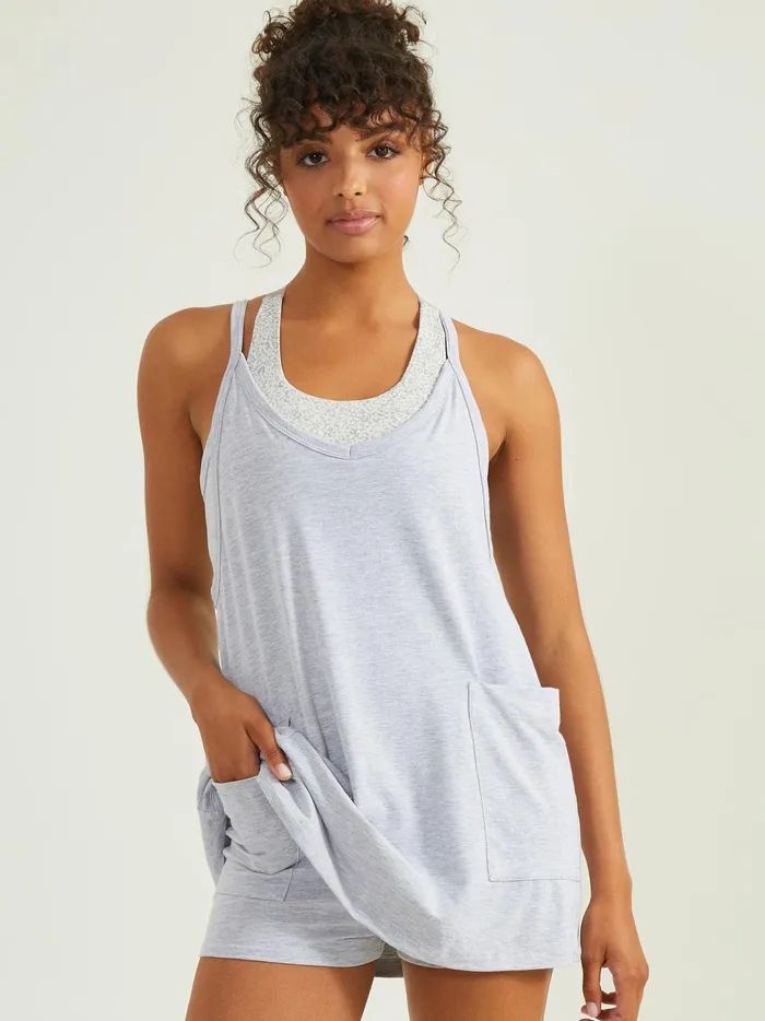 Women Hang Tough Mini Dress Heathergrey Altar039d State Activewear