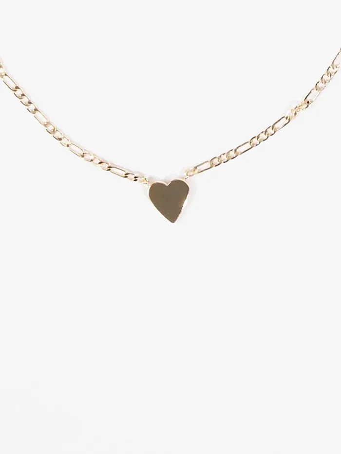 Women Heart Chain Link Necklace Gold Altar039d State Jewelry