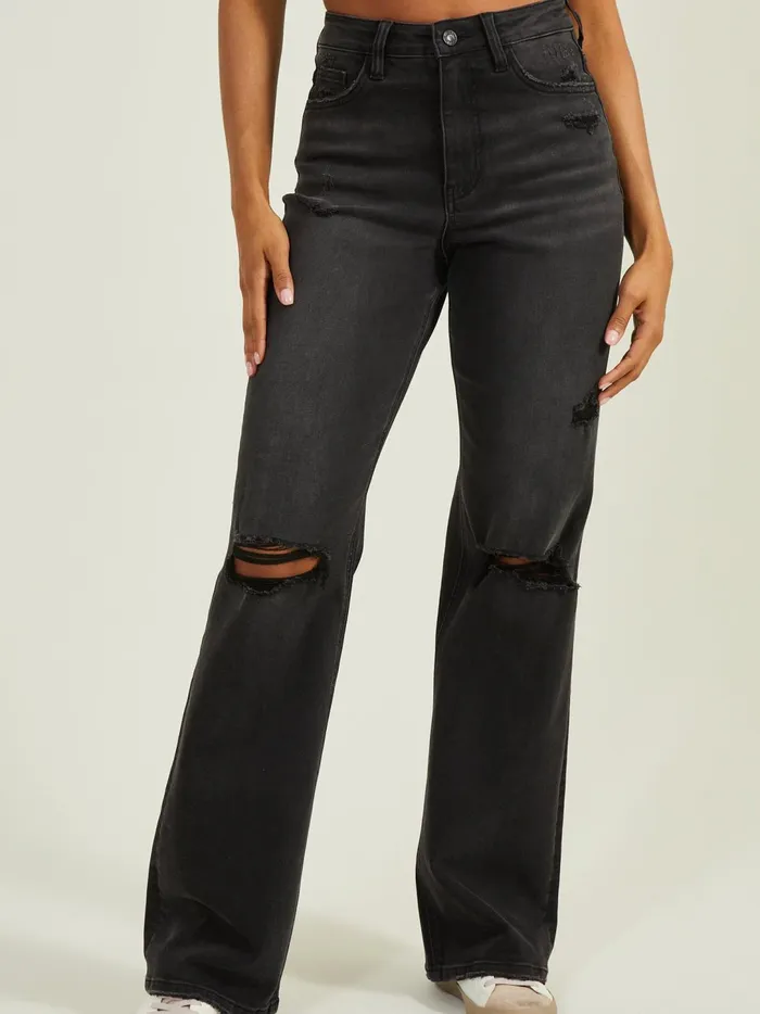 Women Hilary Straight Leg Jeans Washedblack Altar039d State Jeans