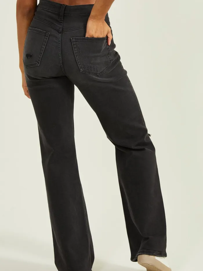 Women Hilary Straight Leg Jeans Washedblack Altar039d State Jeans