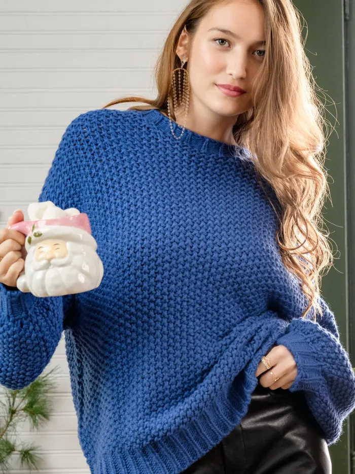 Women Imogen Chunky Tunic Sweater Royal Altar039d State Sweaters