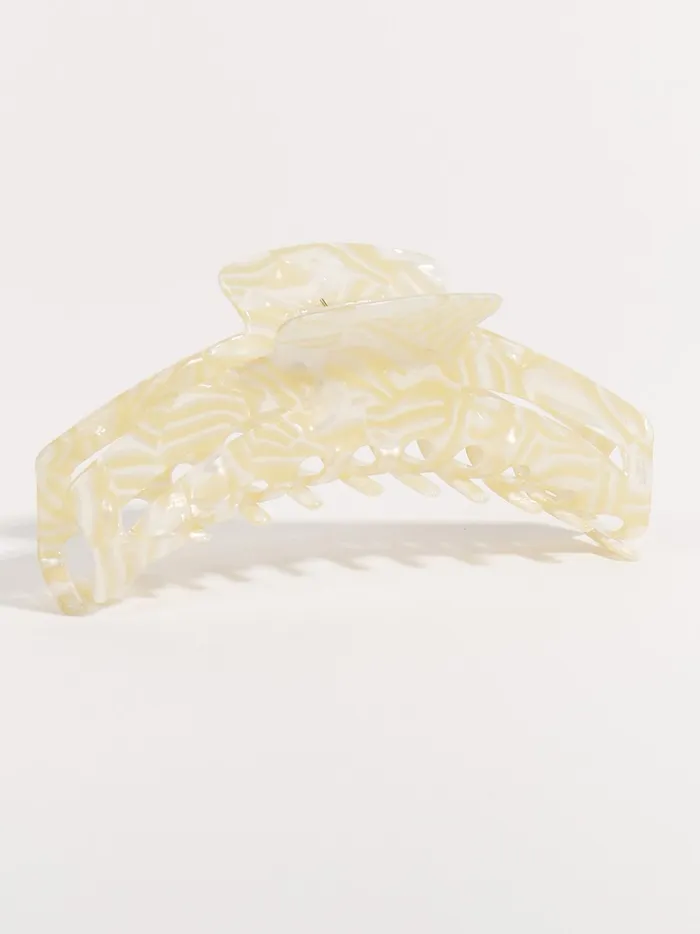 Women Iridescent Claw Clip Cream Altar039d State Hair Accessories