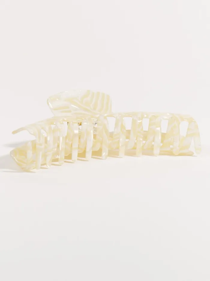 Women Iridescent Claw Clip Cream Altar039d State Hair Accessories