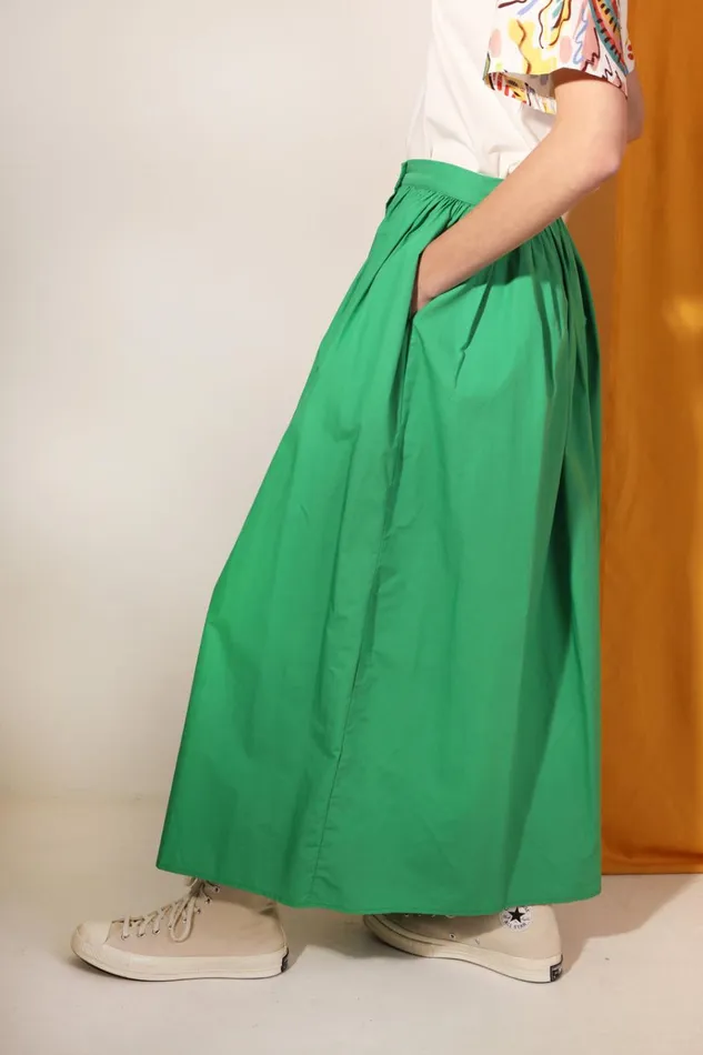 Women Isaac Skirt Verde LF Markey Skirts