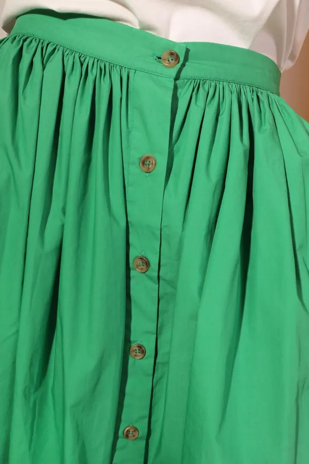 Women Isaac Skirt Verde LF Markey Skirts